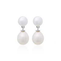 Brinco Duo Pearl