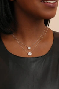 Colar Illusion M Moissanite