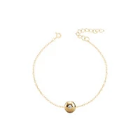 Pulseira Dourada Shine Dot