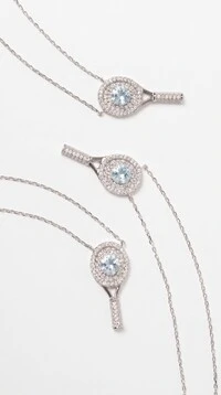 Colar Le Match Topázio Sky & Moissanite