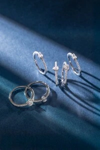 Anel Thin Moissanite