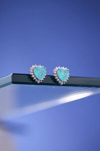 Brinco Princess Colombiana Coração