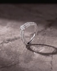 Anel Bridgerton Moissanite