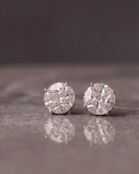 Brinco Illusion G Moissanite