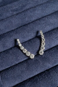 EarCuff Bright Moissanite