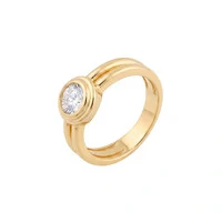 Anel Dourado Aurora