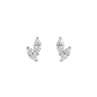 Brinco Navetes Moissanite