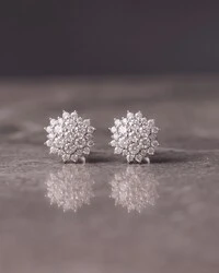Brinco Daisy Moissanite