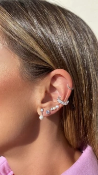 Fake Piercing Inteiro Baguetado