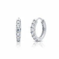 Argola Aster Moissanite