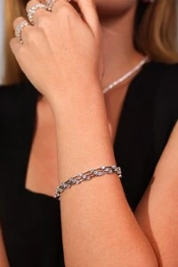 Riviera Fio Faca Moissanite 3mm