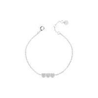 Pulseira 3 Corações