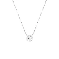 Colar Solitário Moissanite