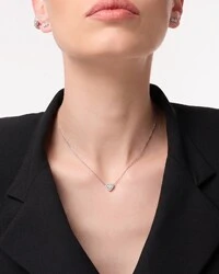 Colar Heart Moissanite