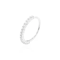 Meia Aliança Moissanite 2mm