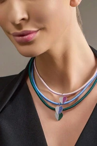 Colar Fios de Seda Heart