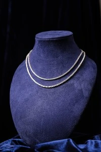 Colar Riviera Moissanite