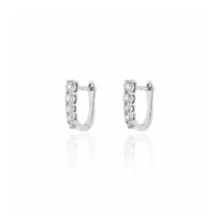 Argola Trigonos Moissanite