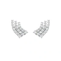 Mini EarCuff Rain Moissanite