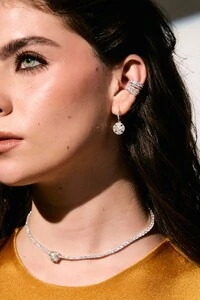 Fake Piercing Ísis Moissanite