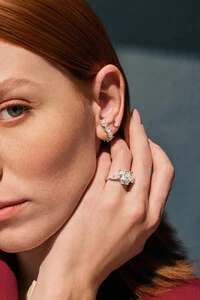 Brinco Solitário Moissanite 3mm