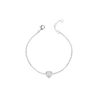 Pulseira Heart Moissanite