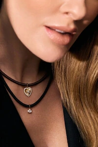 Pingente Solitário Moissanite Dourado