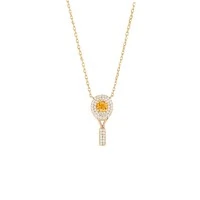Colar Le Match Citrino & Moissanite