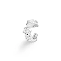 Fake Piercing Baguete Moissanite
