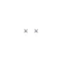 Brinco Solitário Moissanite 2mm