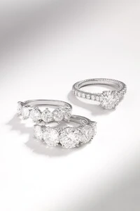 Anel Crown Moissanite