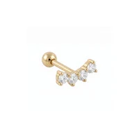 Piercing Stacy Moissanite Dourado