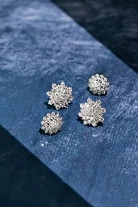 Brinco Daisy Moissanite