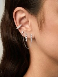 Brinco Sage Moissanite