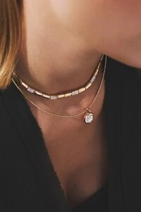 Colar Riviera Golden Block