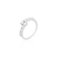Anel Twin Moissanite
