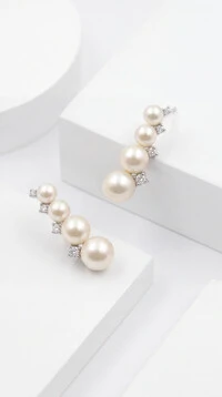 EarCuff Soho Pérolas Moissanite