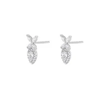 Brinco Pétala de Luz Moissanite