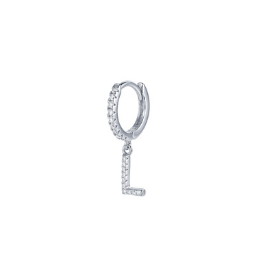 Foto Argola L Moissanite Unitária