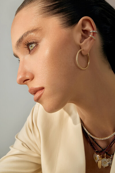 FotoFake Piercing Cravejado Basic Dourado