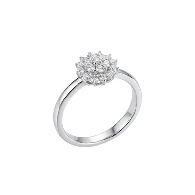 Foto Anel Daisy Moissanite