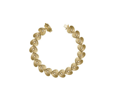 Foto Pulseira Corações Raiados