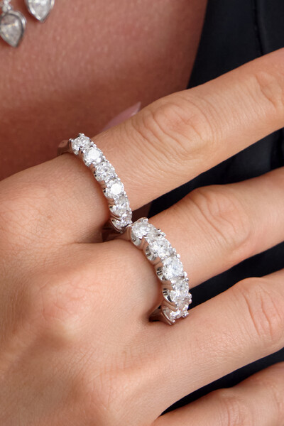 FotoMeia Aliança Anatômica Moissanite 4mm