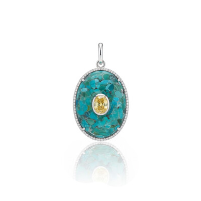 Foto Pingente Turquesa & Yellow Fancy