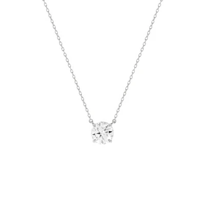 Foto Colar Solitário Moissanite 5mm