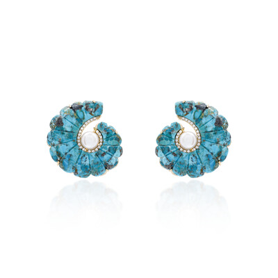 Foto Brinco Santorini Turquesa