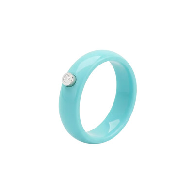 Foto Anel Active Sparkle Moissanite & Silicone Tiffany