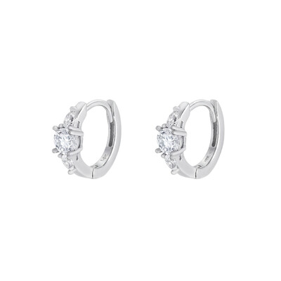 Foto Brinco Argola Fancy Moissanite