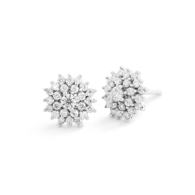 Foto Brinco Camélia Moissanite