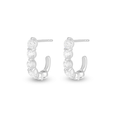 Foto Argola Luna Moissanite